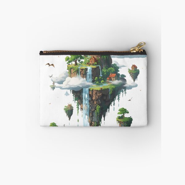 Item preview, Magical Floating Islands with Trees, Birds & Dragons designed and sold by catcurio.