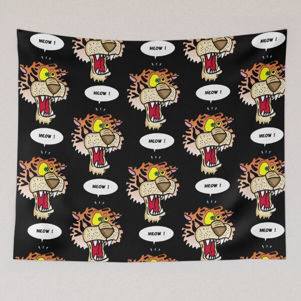 Item preview, Tiger meowing designed and sold by Lagueny.