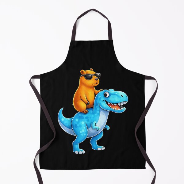 Item preview, Capybara Riding a Trex Vintage Capy Riding Dino Art for Men Women Kids , Capybara Gift Lover designed and sold by DZIRI NAJAT.