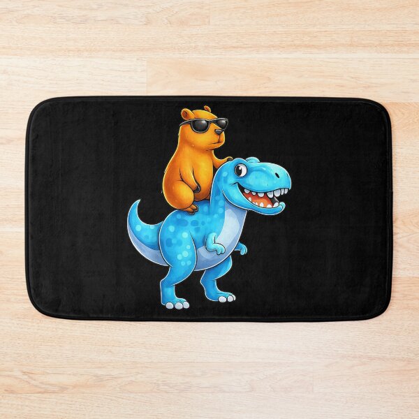 Item preview, Capybara Riding a Trex  Vintage Capy Riding Dino Art for Men Women Kids , Capybara Gift Lover  designed and sold by DZIRI NAJAT.
