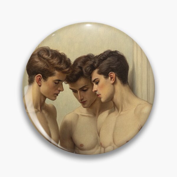 Item preview, Three Shirtless Guys: A Desire and Tension designed and sold by gayishdesign.