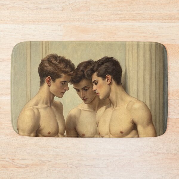 Item preview, Three Shirtless Guys: A Desire and Tension designed and sold by gayishdesign.