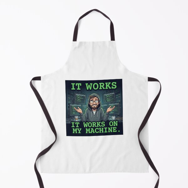 Item preview, "It Works on My Machine" (Dev) designed and sold by ryanguas.