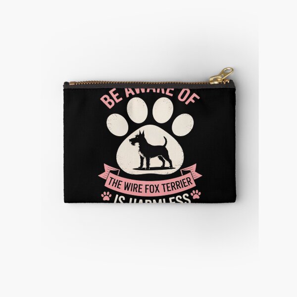 Item preview, Funny Wire Fox Terrier Owner Warning Sign designed and sold by HORIZBoutique.
