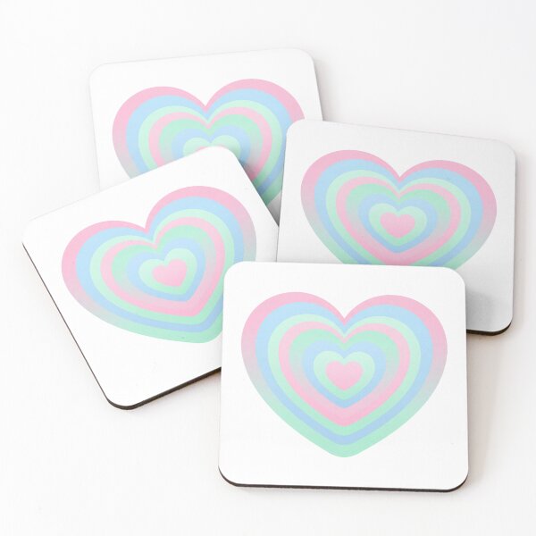 Item preview, Pastel Heart Aesthetic – Cute Soft Love Gradient Sticker Design designed and sold by MuseAI.