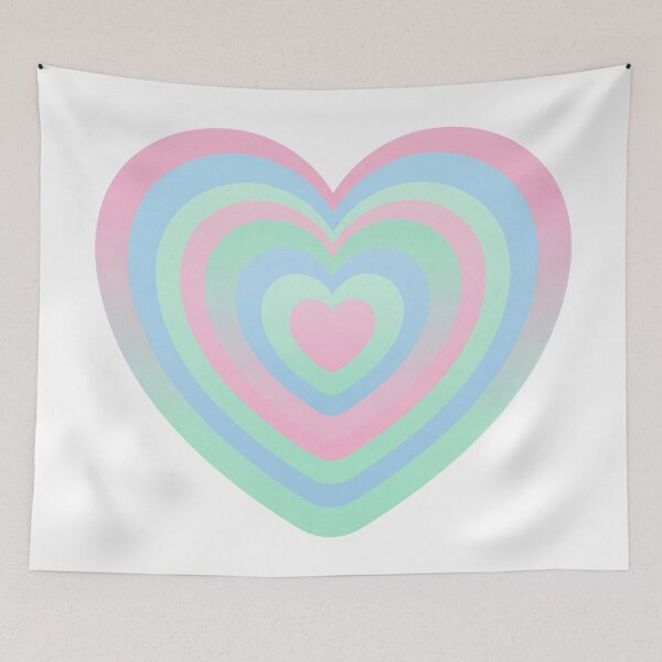 Item preview, Pastel Heart Aesthetic – Cute Soft Love Gradient Sticker Design designed and sold by MuseAI.