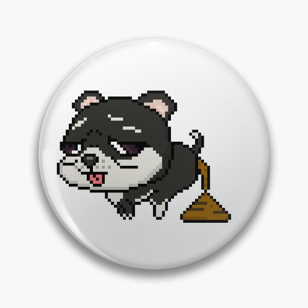 Item preview, The Great Relief - Pooping Chihuahua Pixel Art designed and sold by MaLana1005.