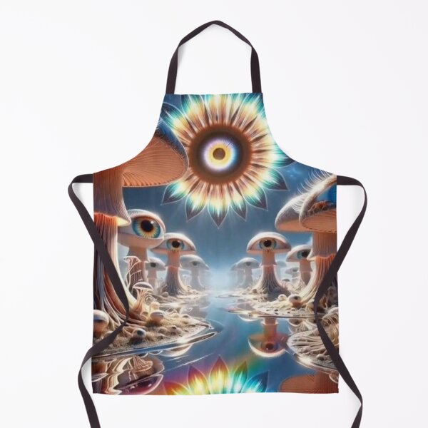 Item preview, Psychedelic Mushroom Eye Forest – Trippy Surreal AI Art designed and sold by garrett024.