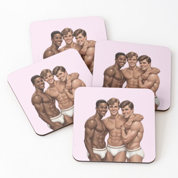 Item preview, Timeless Masculinity - Smiling pin-up guys designed and sold by gayishdesign.