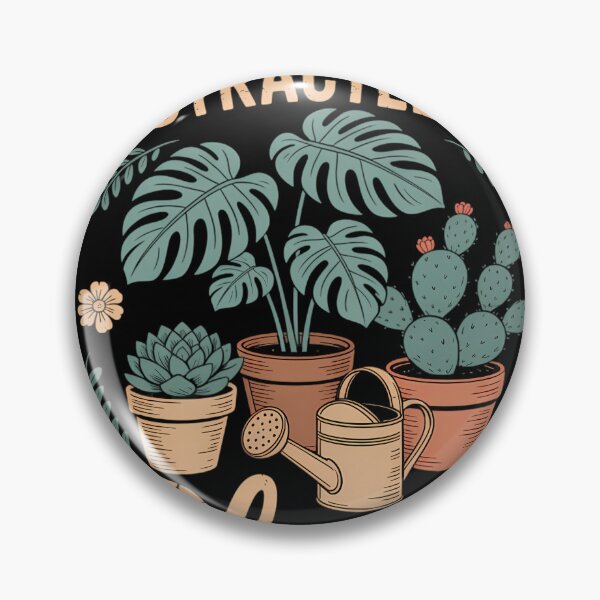 Item preview, Easy to Distract by Plants Flowers designed and sold by saresublete.