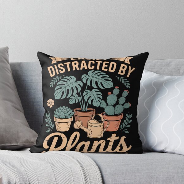 Item preview, Easy to Distract by Plants Flowers designed and sold by saresublete.