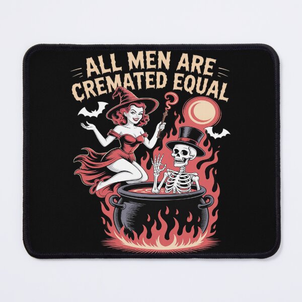 Item preview, Funny Witch All Men Are Cremated Equal Feminist Halloween designed and sold by HORIZBoutique.
