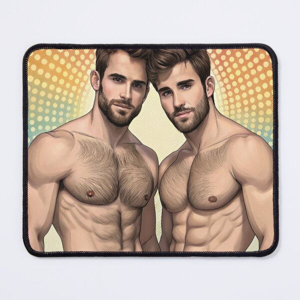 Item preview, Pop Art Male Duo: Radiant Masculine Charm designed and sold by gayishdesign.