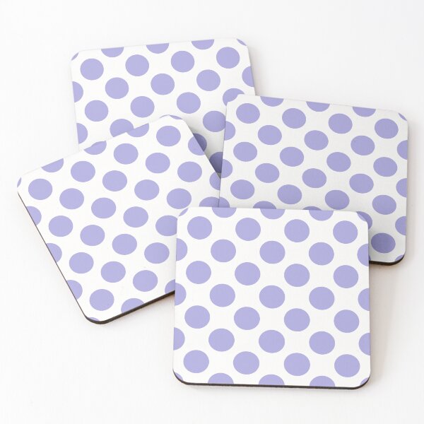 Item preview, Pastel Lilac Polka Dots On White designed and sold by POLKAIWERX.