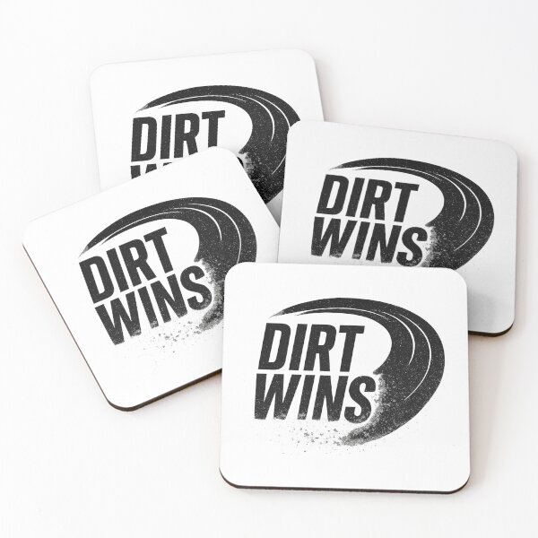 Item preview, DIRT WINS - Brutalist Speedway Graphic designed and sold by MKreative Studio.