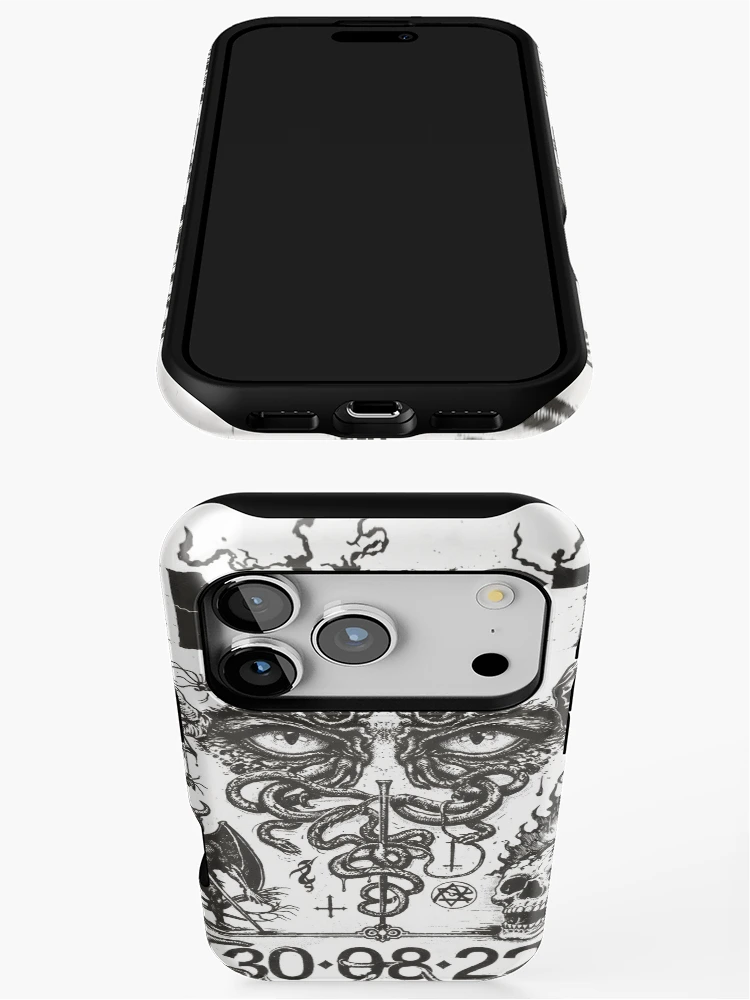 Thumbnail 3 of 4, iPhone Case, The Evil Rave Ritual designed and sold by Matinez Pink.