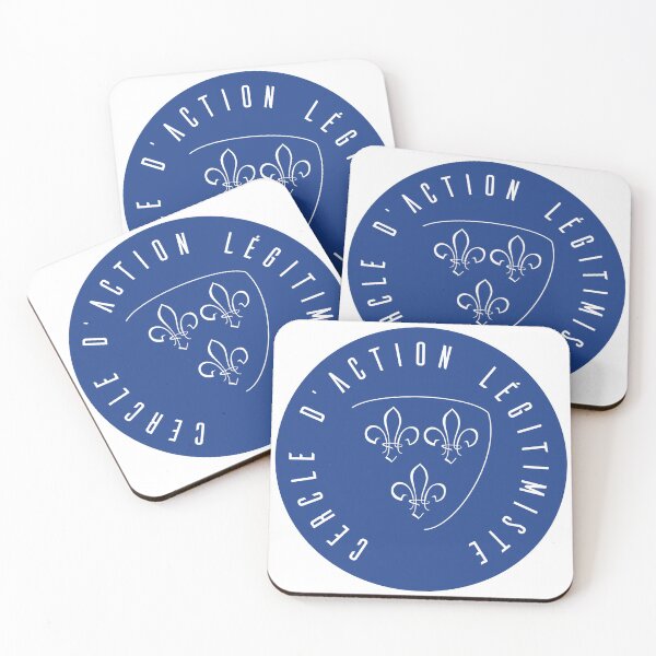 Item preview, Round logo on a blue background designed and sold by Cercle d'Action Légitimiste.