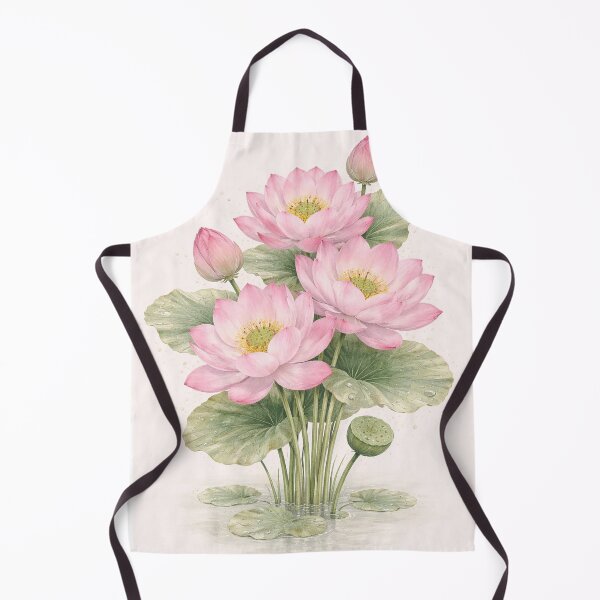 Item preview, Lotus Flower – Zen Botanical Watercolor Art designed and sold by lapart.