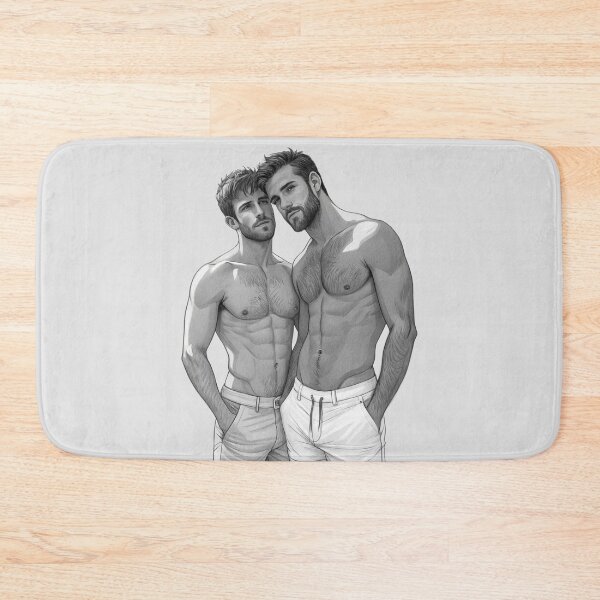 Item preview, Monochromatic Male Tenderness designed and sold by gayishdesign.