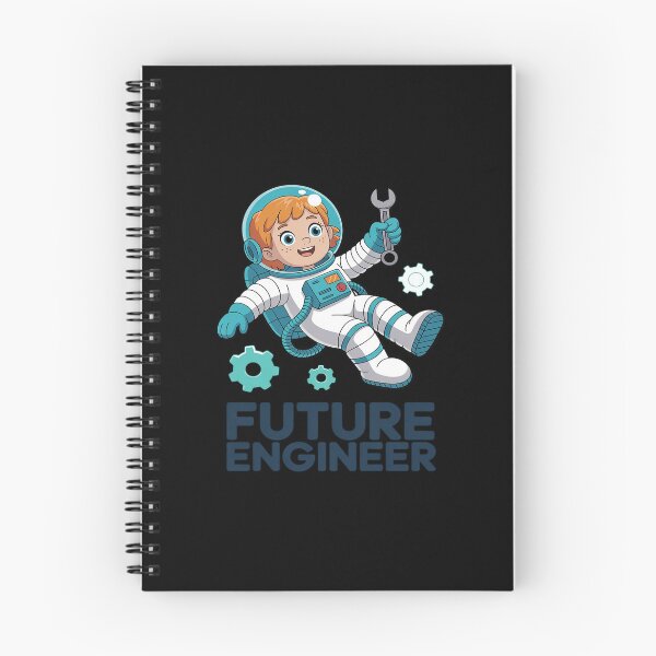 Item preview, Future Engineer Astronaut Girl Wrench Gear STEM Space designed and sold by HORIZBoutique.
