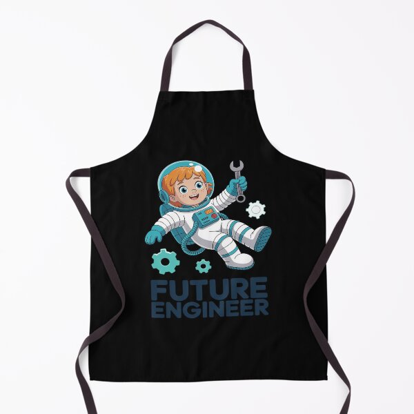 Item preview, Future Engineer Astronaut Girl Wrench Gear STEM Space designed and sold by HORIZBoutique.