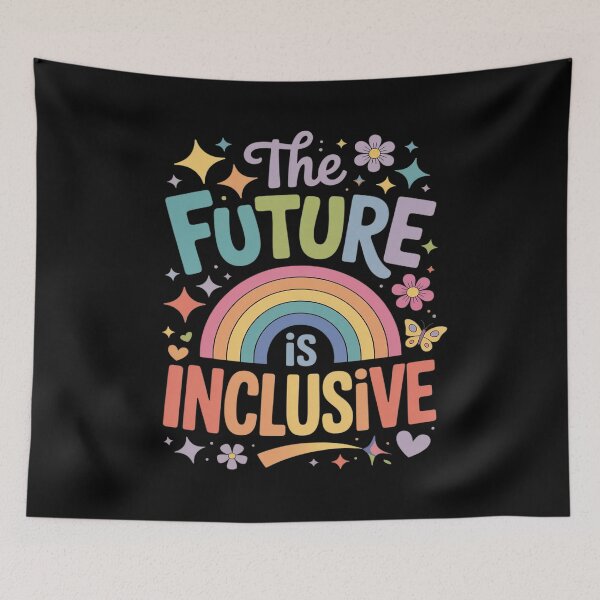 Item preview, Future is Inclusive Rainbow Pride LGBTQ designed and sold by HORIZBoutique.