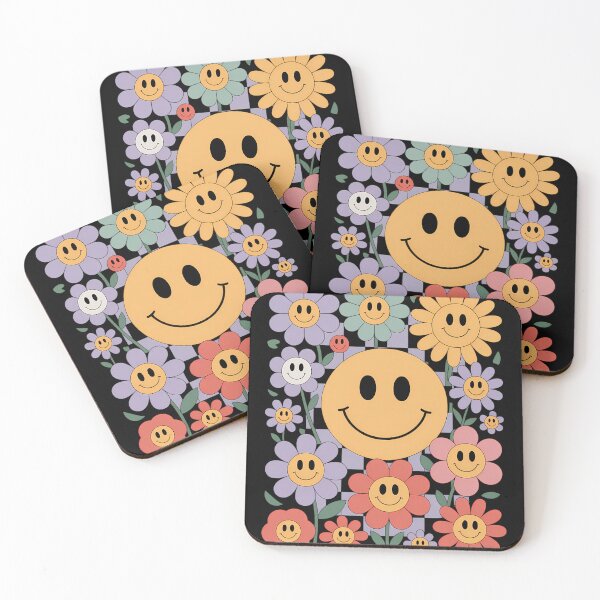 Item preview, Flower Aesthetic Smile Face designed and sold by vavatamenmeld.
