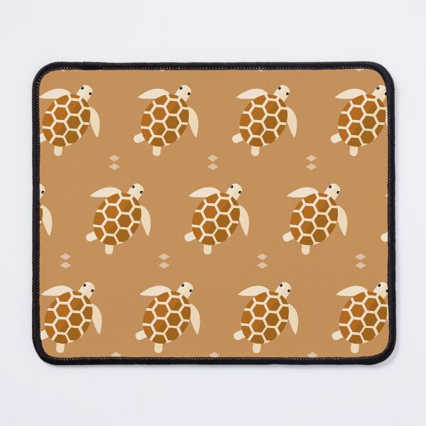 Item preview, Sea turtles on brown designed and sold by reneesillus.