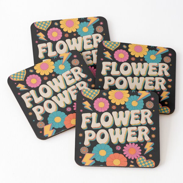 Item preview, Flower 60s 70s Hippie Positive designed and sold by vavatamenmeld.