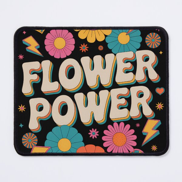 Item preview, Flower 60s 70s Hippie Positive designed and sold by vavatamenmeld.