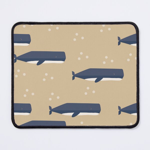 Item preview, Sperm whales on brown designed and sold by reneesillus.