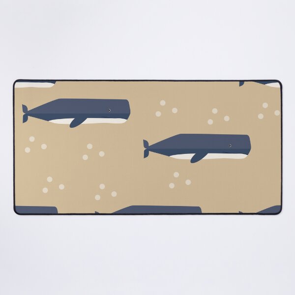 Item preview, Sperm whales on brown designed and sold by reneesillus.