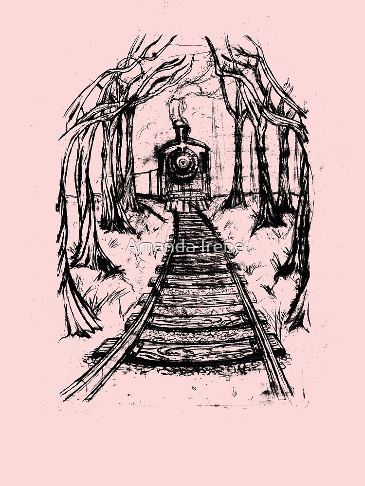 Train tracks. Drawing from 5 years ago. How time flies. : r/Illustration