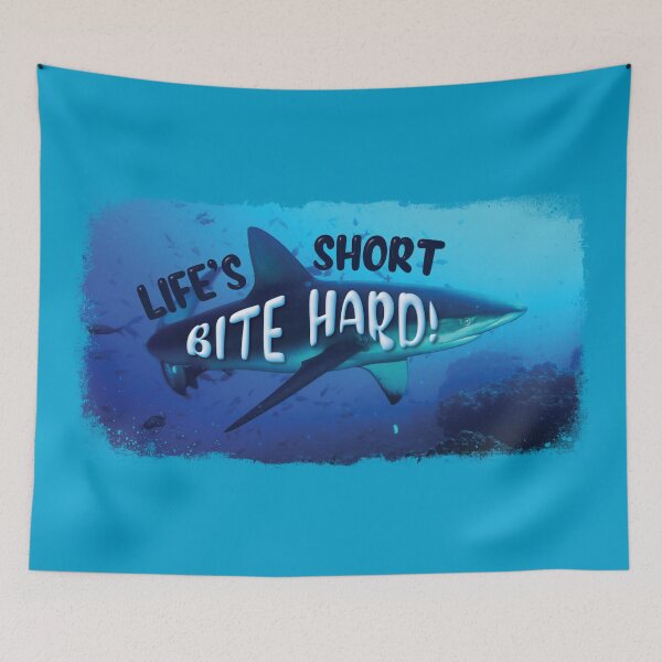 Item preview, Life's Short, Bite Hard designed and sold by Trexyca Artworks Store.