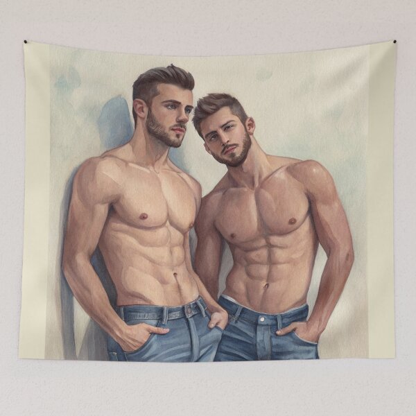Item preview, Male Intensity in Denim designed and sold by gayishdesign.