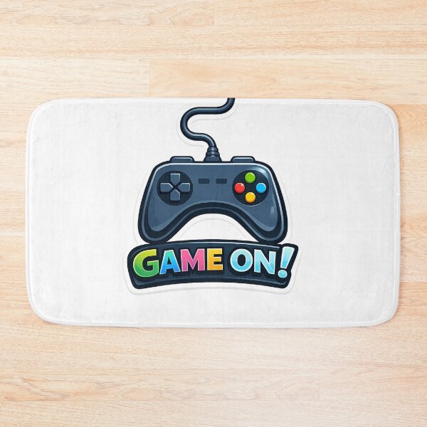 Item preview, Game On Colorful Controller Sticker designed and sold by Mastermind-Art.