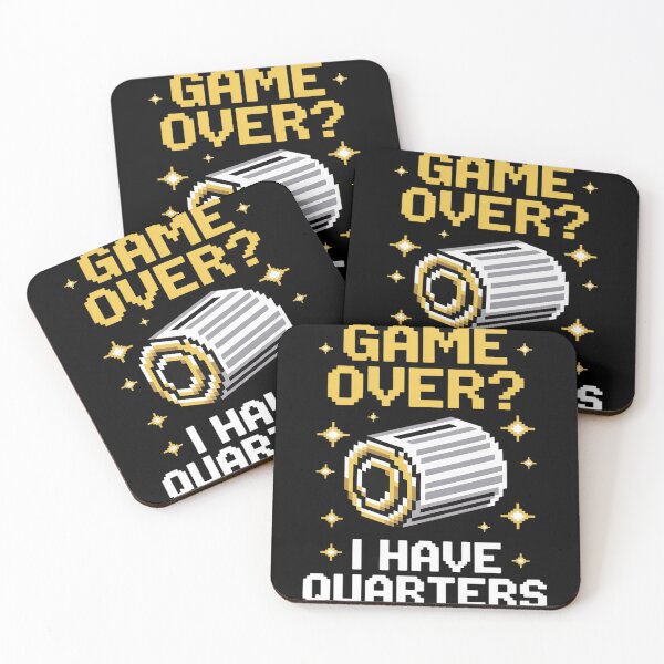 Item preview, Game Over I Have Quarters Arcade LED Graphic designed and sold by FluoroWave.