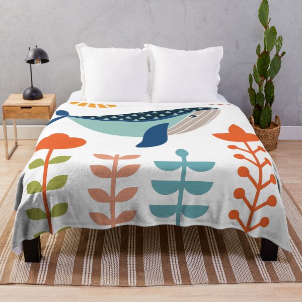 Item preview, Playful Whale Among Geometric Shapes designed and sold by paulrommer.