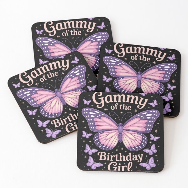 Item preview, Gammy of Birthday Girl Butterfly Party Matching Family designed and sold by FluoroWave.