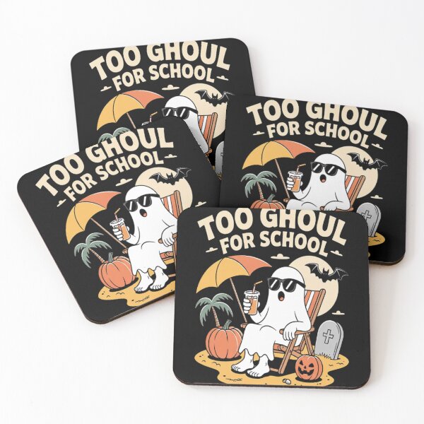 Item preview, Summerween Ghost Too Ghoul for School Beach Halloween designed and sold by brinbotty.