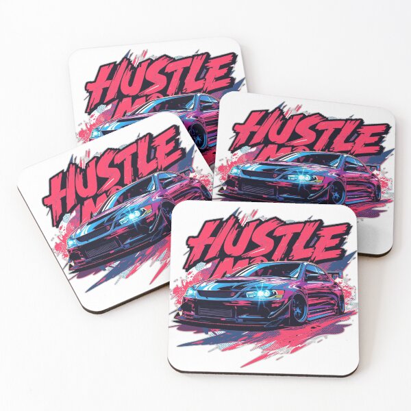 Item preview, HUSTLE MODE – Streetwear Graffiti Motivation Neon Typography designed and sold by GO TRENDY.