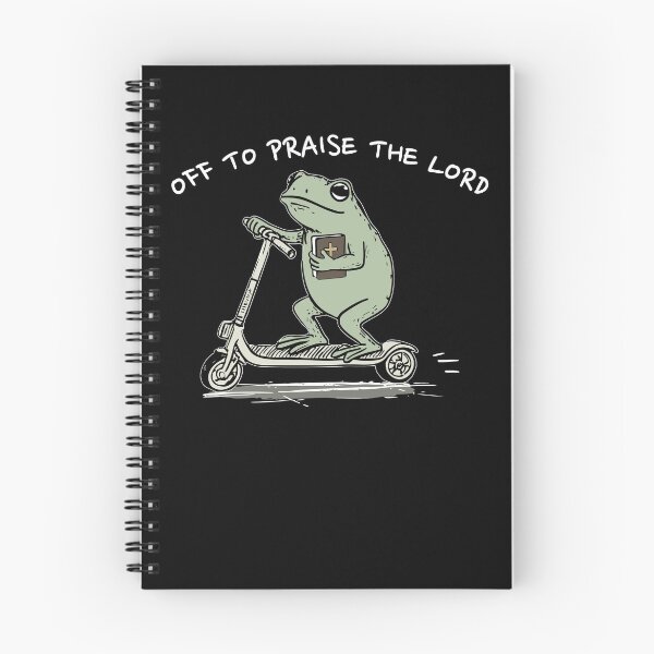 Item preview, Off To Praise The Lord, Christian Frog Meme designed and sold by Torionrad.