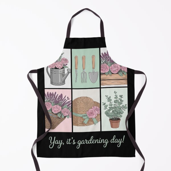 Artikelvorschau, Gartenpflanze Lady Brushstroke Yay, es ist Gartentag entworfen und verkauft von FluoroWave.