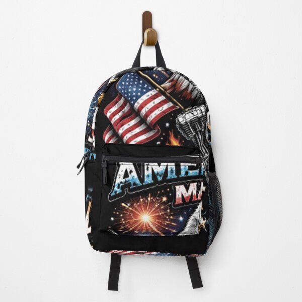 Item preview, American Made Built To Last – Patriotic Eagle Biker Shirt designed and sold by Deenx35.
