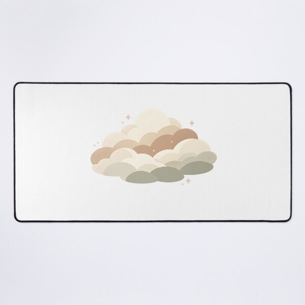 Item preview, Pegatina de noche de luna y nubes designed and sold by AlignStudio.