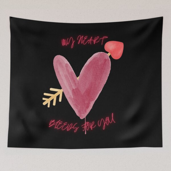 Item preview, My Heart Bleeds For You Valentine Graphic designed and sold by ErosFashions.
