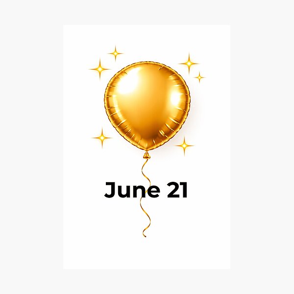 Item preview, Balloon - June 21 designed and sold by ariksworld.