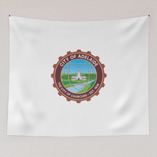 Item preview, Adelaide City of Churches Official Emblem Vintage Style designed and sold by k3rstman1.