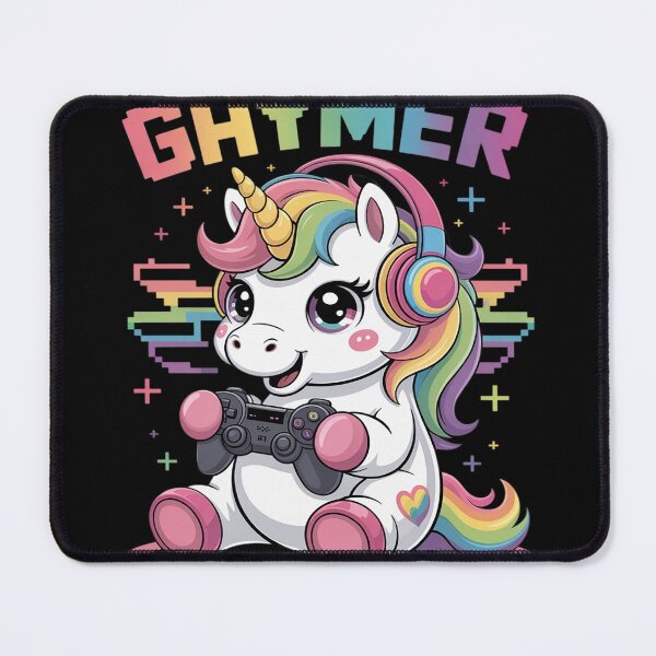 Item preview, Gaymer Unicorn LGBTQ Gay Pride Rainbow Funny Gamer Video designed and sold by FluoroWave.