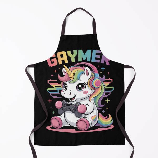 Item preview, Gaymer Unicorn LGBTQ Gay Pride Rainbow Funny Gamer Video designed and sold by FluoroWave.